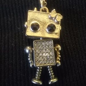 ⭐Gold Robot Necklace 24'